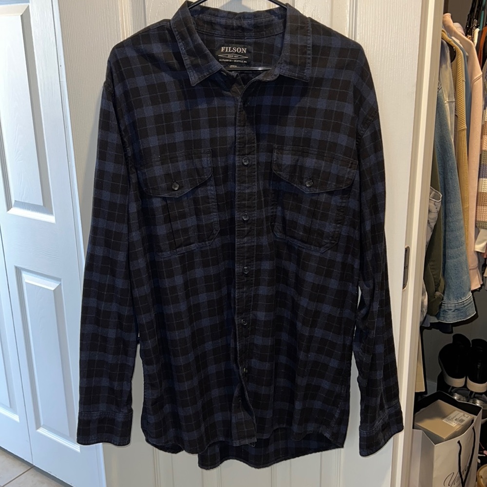 Filson Alaskan Guide Shirt Size Large